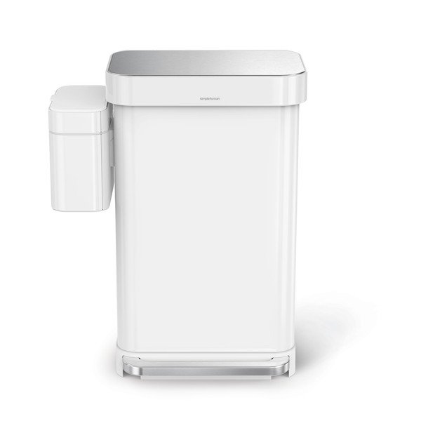 Maisto atliekų šiukšliadėžė baltos spalvos 4 l – simplehuman-image-4