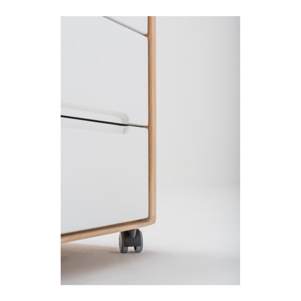 Stalčius su ąžuolo masyvo konstrukcija "Gazzda Ena-image-2