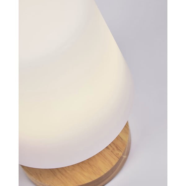 Natūralios spalvos šviesos diodų šviesos diodų reguliuojamo apšvietimo stalinė lempa (aukštis 22 cm) Ambar - Kave Home-image-2