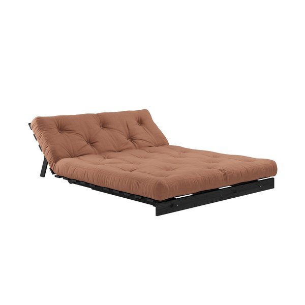 Raudonos plytų spalvos sulankstoma sofa 140 cm Roots – Karup Design-image-4
