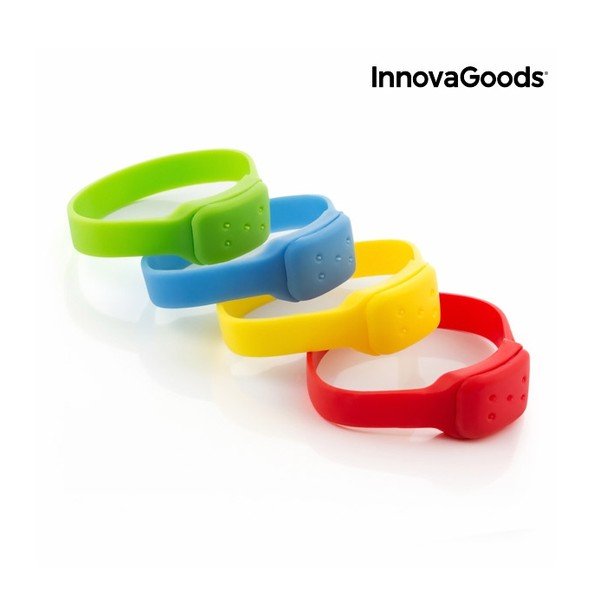 Geltonos spalvos apyrankė nuo uodų su citronelos kvapu InnovaGoods-image-1
