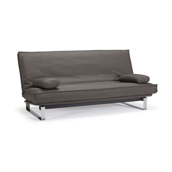 Tamsiai pilka sofa-lova su nuimamu užvalkalu Innovation Minimum Flashtex Dark Grey