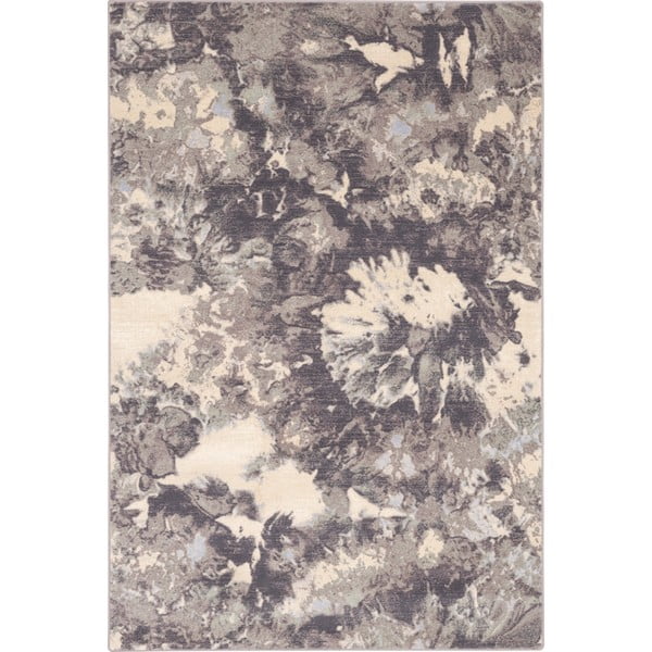 Kilimas iš vilnos pilkos spalvos 133x180 cm Daub – Agnella