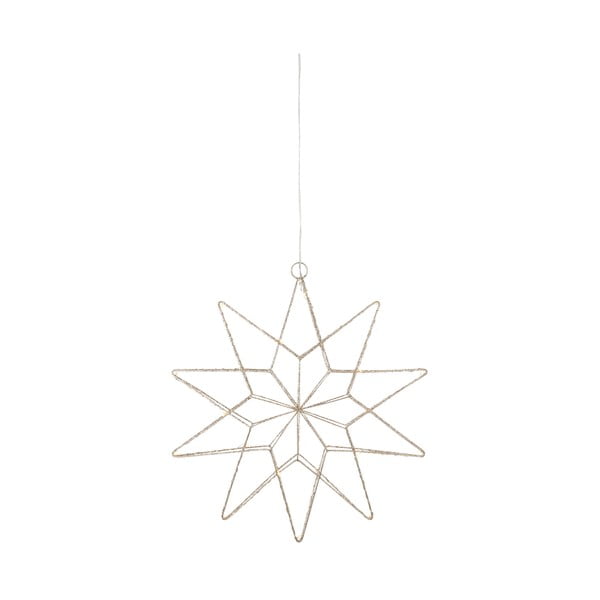 Šviečianti dekoracija auksinės spalvos su Kalėdų motyvu ø 31 cm Gleam – Markslöjd