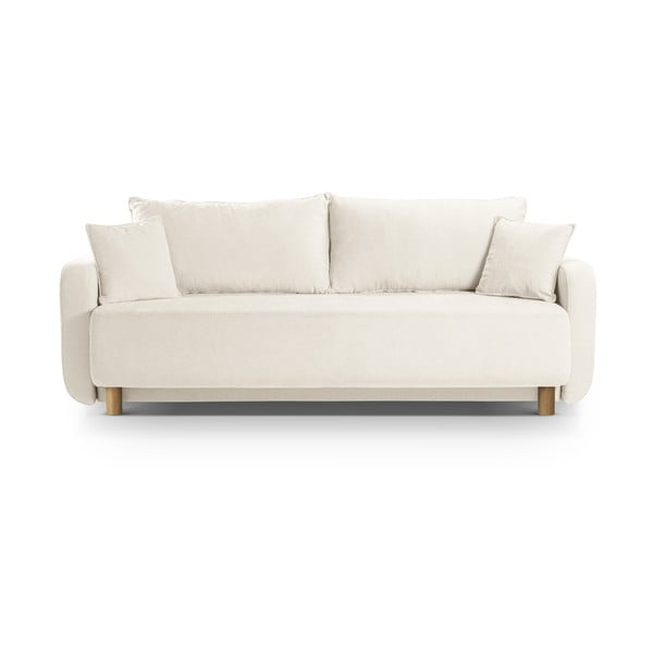 Kreminės spalvos sulankstoma/su sandėliavimo vieta sofa 231 cm Elen – Micadoni 