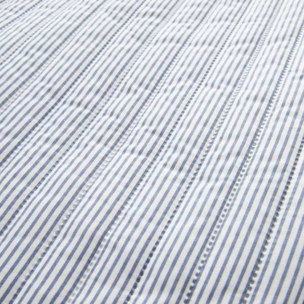Mėlynos spalvos dygsniuota lovatiesė 220x230 cm Stripe – Catherine Lansfield-image-3