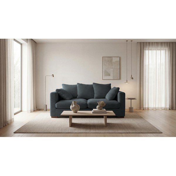 Sofa iš kordinio velveto pilkos spalvos 175 cm Comfy – Scandic-image-1