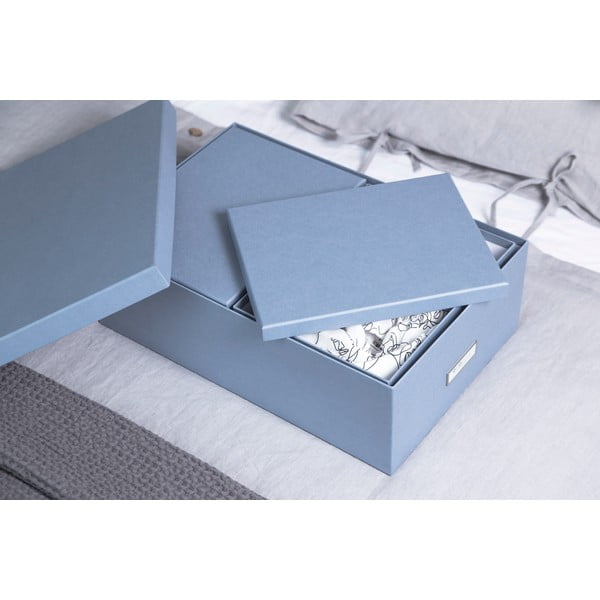 Daiktadėžė iš kartono su dangčiu 3 vnt. Inge – Bigso Box of Sweden-image-3
