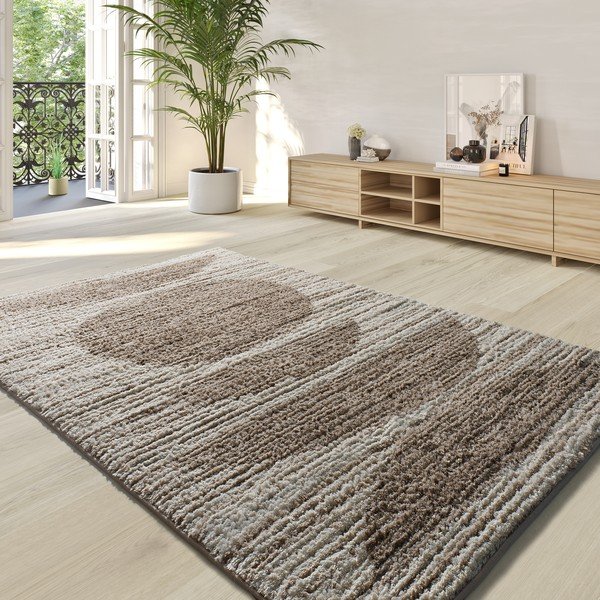Kilimas smėlio spalvos 140x200 cm Lima – Universal-image-1