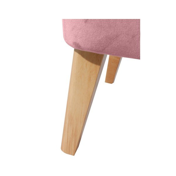Rožinis krėslas Max Winzer Brandon Suede-image-1