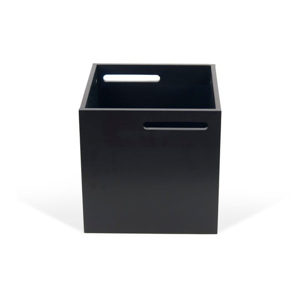 Juoda knygų spintos laikymo dėžė TemaHome Berlin-image-2