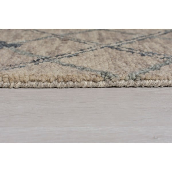 Pilkas vilnonis kilimas Flair Rugs Diego, 120 x 170 cm-image-2