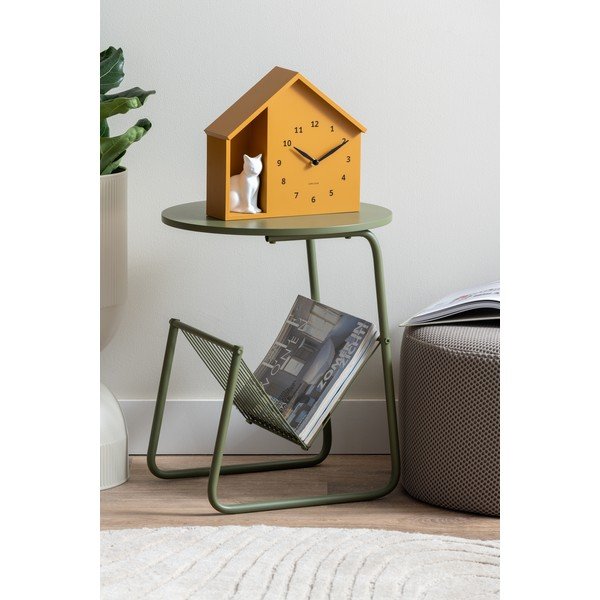 Iš metalo apvalios formos šoninis stalas ø 40 cm Riqueza Revista – Leitmotiv-image-1