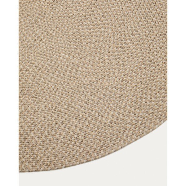 Iš perdirbto pluošto lauko kilimas smėlio spalvos 160x230 cm Rodhe – Kave Home-image-3