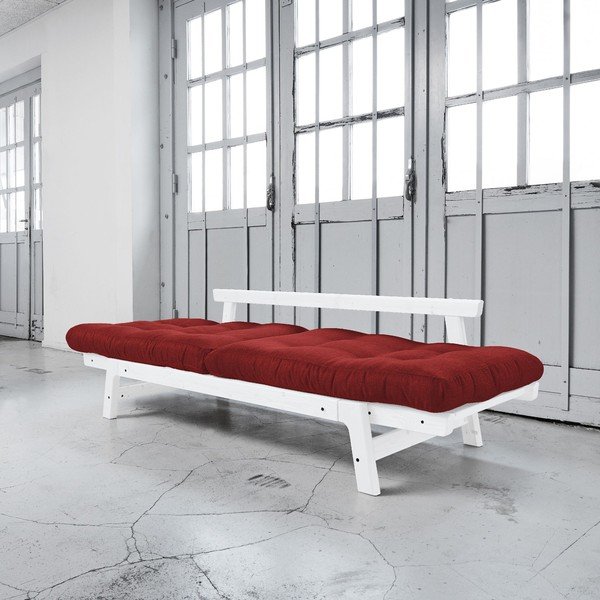 Sofa lova "Karup Step White/Passion Red-image-3