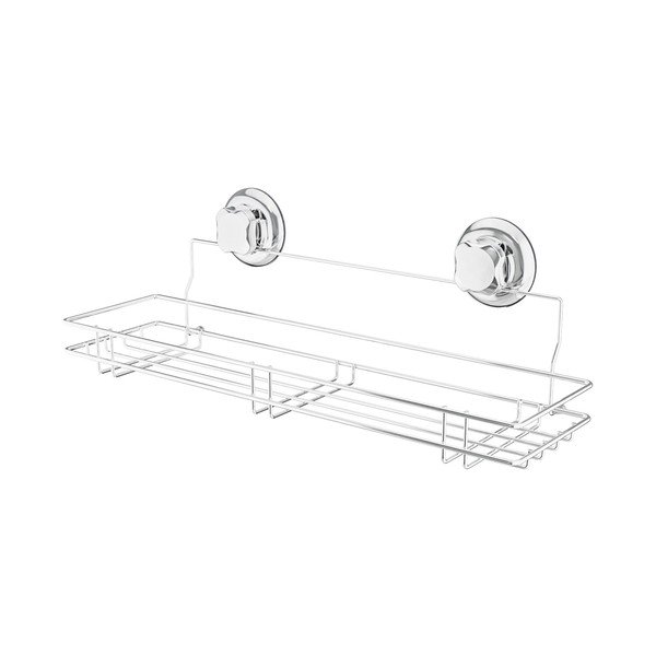 Vonios lentyna iš metalo sidabrinės spalvos klijuojama Bestlock Bath – Compactor-image-4