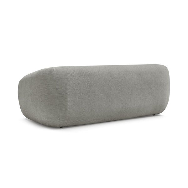 Šviesiai pilkos spalvos sulankstoma sofa iš šenilinio audinio 228 cm Neyo – Bobochic Paris-image-4