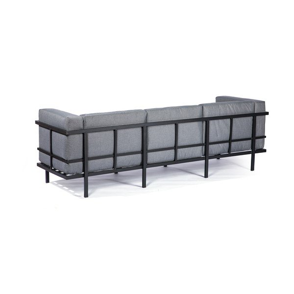 Sodo baldų komplektas su triviete sofa Bellisima ir stalu Loris ø 60 cm-image-3