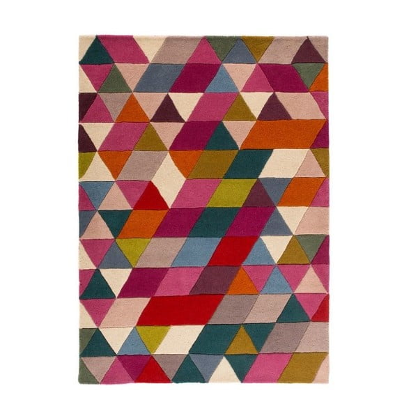 Vilnonis kilimas Flair Rugs Illusion Prism Pink Triangles, 160 x 220 cm