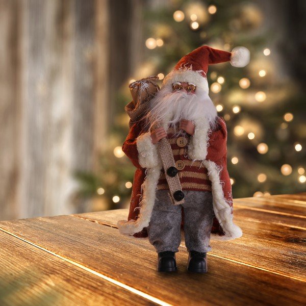 Raudona kalėdinė figūrėlė DecoKing Gifter-image-1