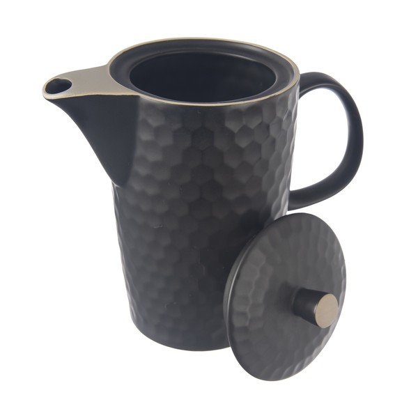 Juodos spalvos iš keramikos arbatinukas 1,3 l Tea Time – Orion-image-2