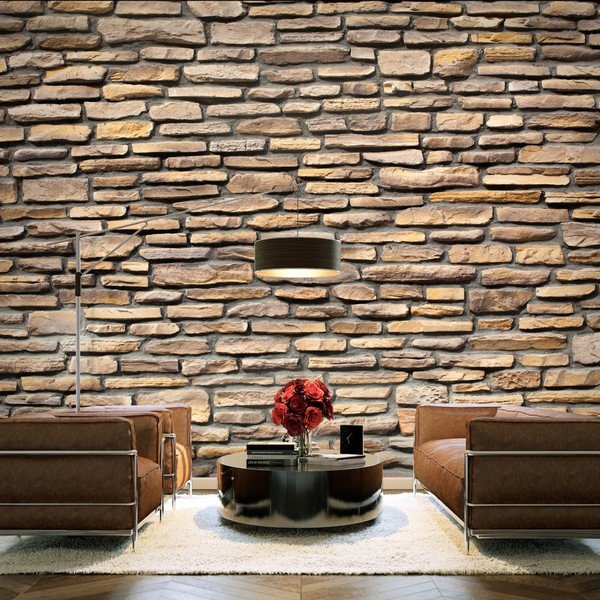 Didelio formato tapetai Artgeist Stone Imitation, 200 x 154 cm-image-1