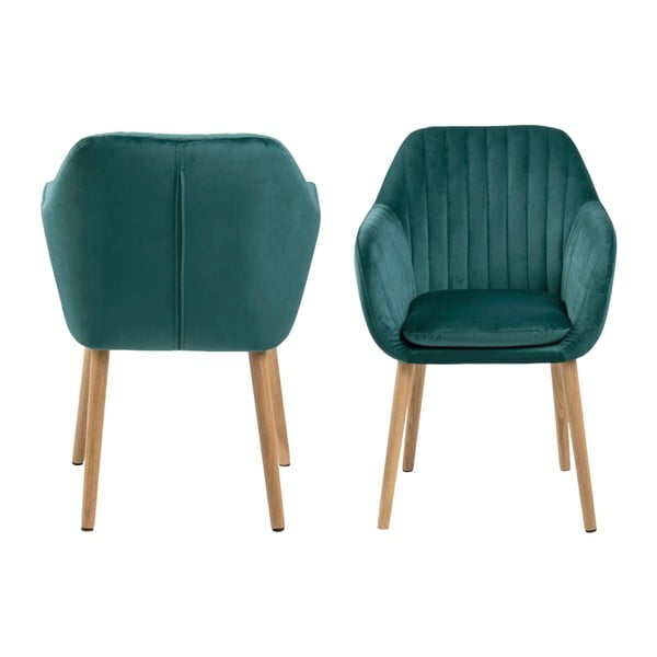 Turkio spalvos valgomojo kėdė Actona Emilia Vic-image-3