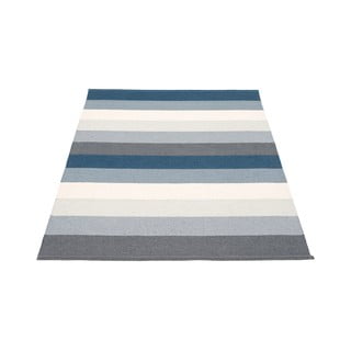 Mėlynos spalvos/kreminės spalvos lauko ir vidaus kilimas 140x200 cm Molly Ocean Grey – Pappelina
