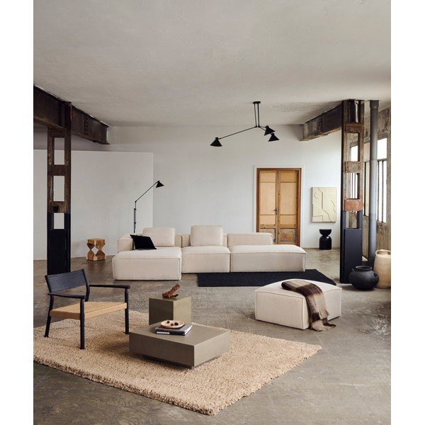 Smėlio spalvos kilimas 200x300 cm Neade – Kave Home-image-1
