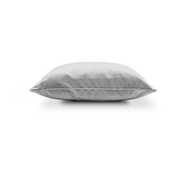 Pilkos spalvos užvalkalas WeLoveBeds Silver, 40 x 60 cm-image-1