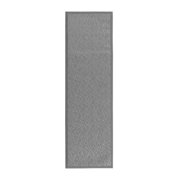 Kilimas iš PVC šviesiai pilkos spalvos 60x200 cm Geo Silver – Casa Selección