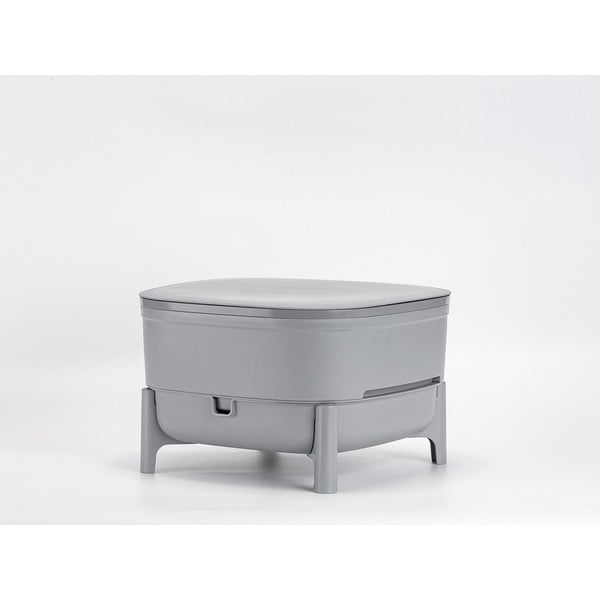 Pilkos spalvos komposto dėžė 30 l Urbalive – Plastia-image-4