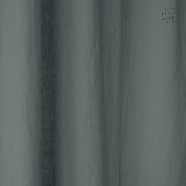 Žalios užuolaidos 230x230 cm - Linen Tales-image-1