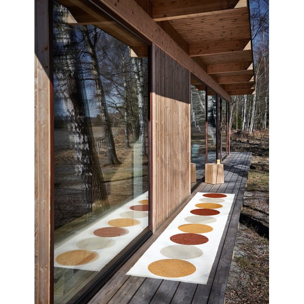 Ochros spalvos/kreminės spalvos lauko kilimas 70x280 cm Otto Harvest – Pappelina-image-4