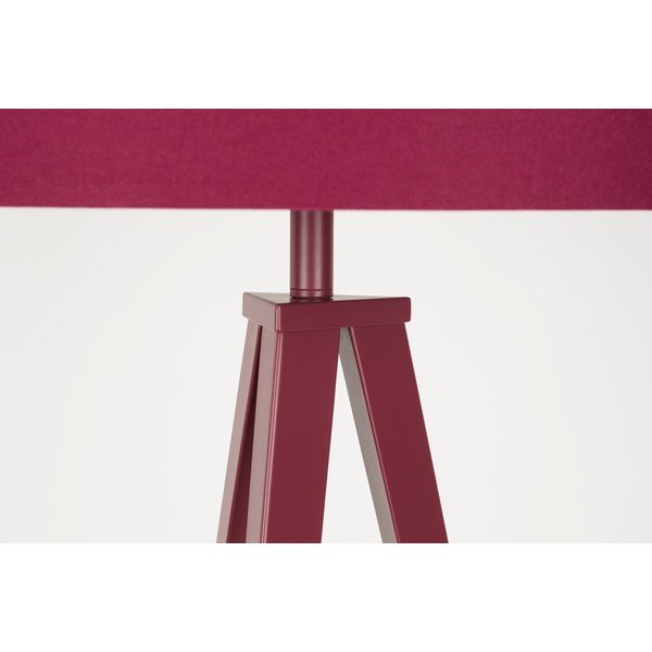 Bordo spalvos pastatomas šviestuvas (aukštis 157 cm) su tekstiliniu gaubtu Tripod – Zuiver-image-2