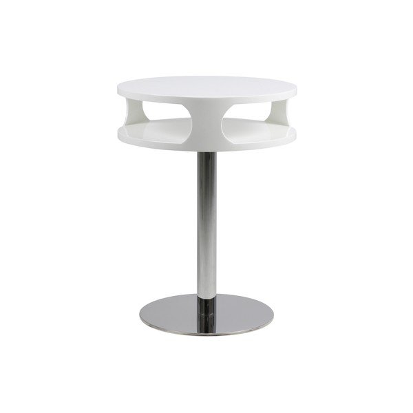 Baltas kavos staliukas "Actona Caspian", aukštis 60 cm-image-2