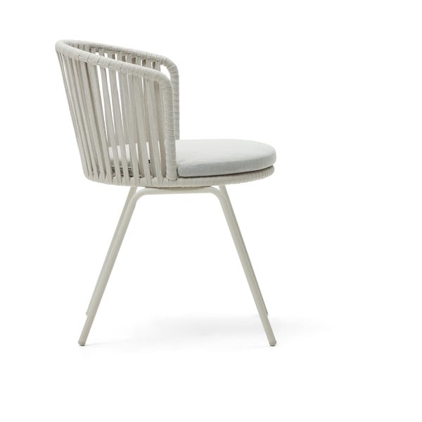 Balto metalo sodo kėdė Saconca - Kave Home-image-2