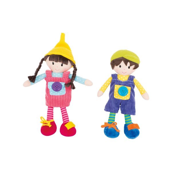 2 Legler kūdikių skudurinių lėlių Noah ir Emma rinkinys-image-2