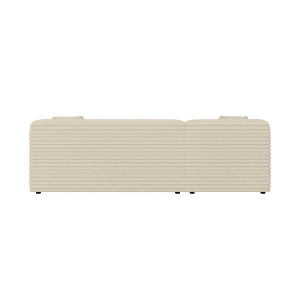 Smėlio spalvos iš kordinio velveto kampinė sofa (su kairiuoju kampu/su gultu) Martin – Ropez-image-4