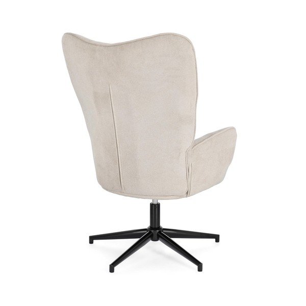 Smėlio spalvos pasukamas krėslas Inas – Bizzotto-image-4