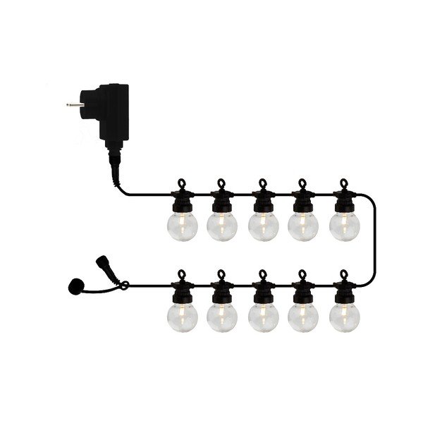 Šviečianti girlianda lempučių skaičius 10 vnt. ilgis 300 cm Lucas Clear – Sirius