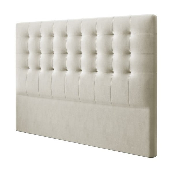 Smėlio spalvos galvūgalis su aksominiu apmušalu Windsor & Co Sofas Athena, 200 x 120 cm-image-2