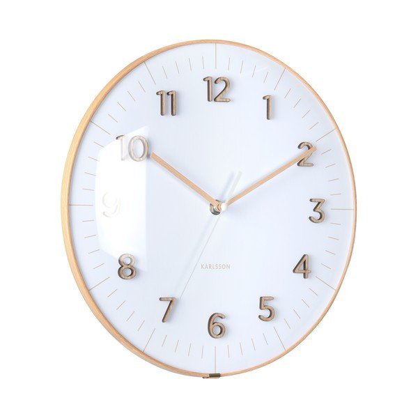 Sieninis laikrodis ø 30 cm Esencia Dome – Karlsson-image-2