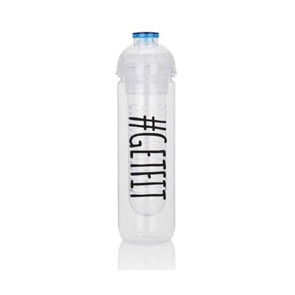 Motyvuojantis vaisių buteliukas su sieteliu XD dizainas "Get fit", 500 ml