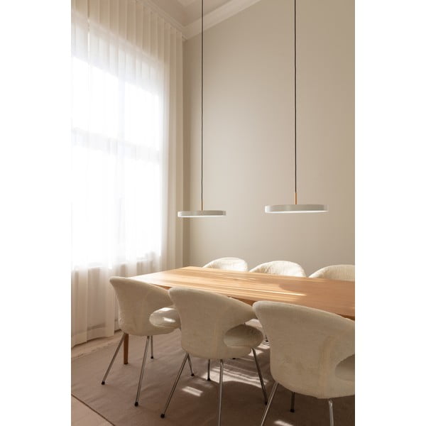 Kabantis šviestuvas kreminės spalvos LED su pritemdymo funkcija ø 43 cm su metaliniu gaubtu Asteria Plus Medium – UMAGE-image-2