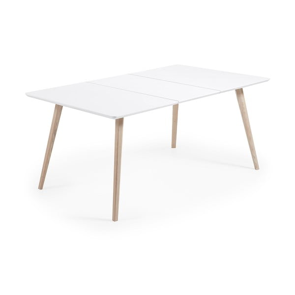 Prailginamas valgomojo stalas su papildomu stalviršiu 90x140 cm Eunice – Kave Home-image-3