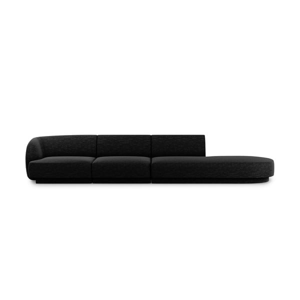Antracito spalvos sofa 302 cm Miley - Micadoni Home