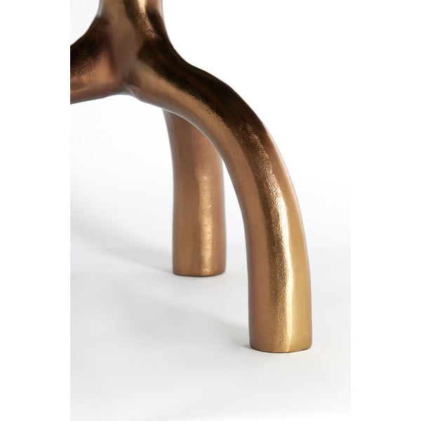 Iš stiklo apvalios formos kavos staliukas bronzinės spalvos/smėlio spalvos ø 76 cm Mello – Light & Living-image-3