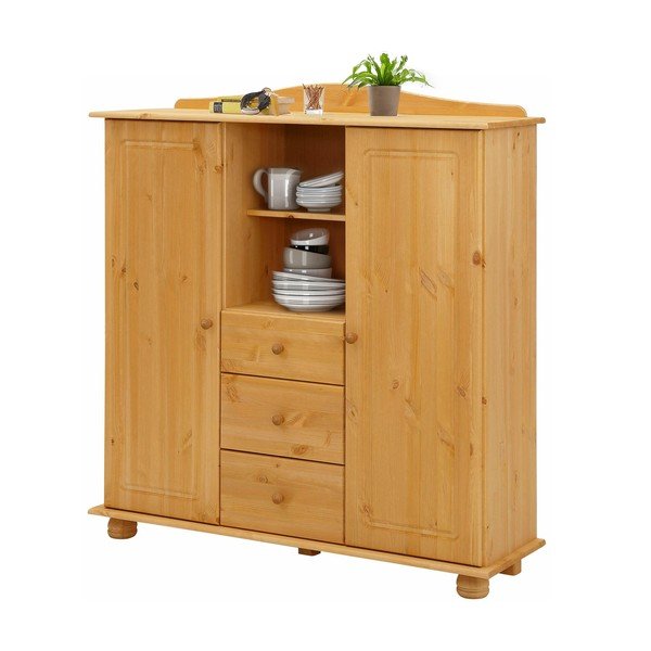 Ruda medinė spinta "Støraa Ella-image-1