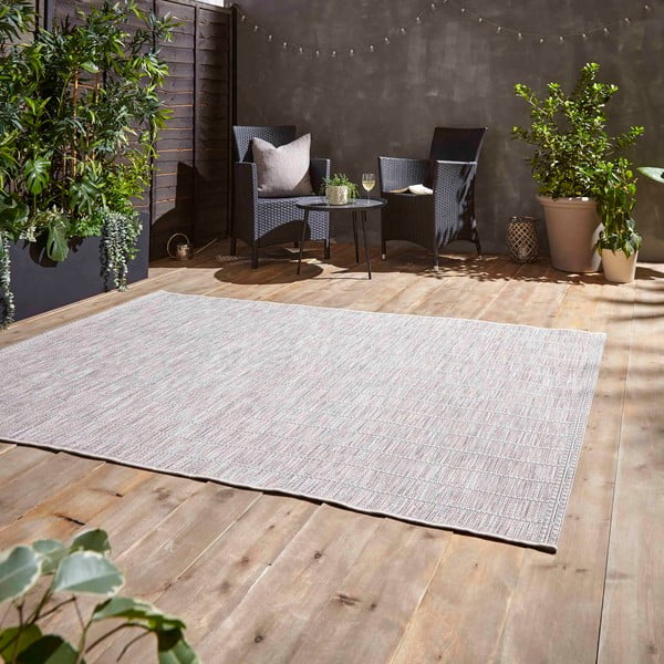Lauko kilimas šviesiai pilkos spalvos 160x220 cm Santa Monica – Think Rugs-image-2